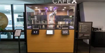 Cafe X kiosk at Terminal 3 Arrivals Level
